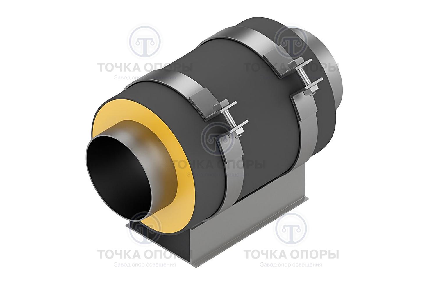 Скользящая опора СПО 133/250.150 подкладная для труб в ППУ