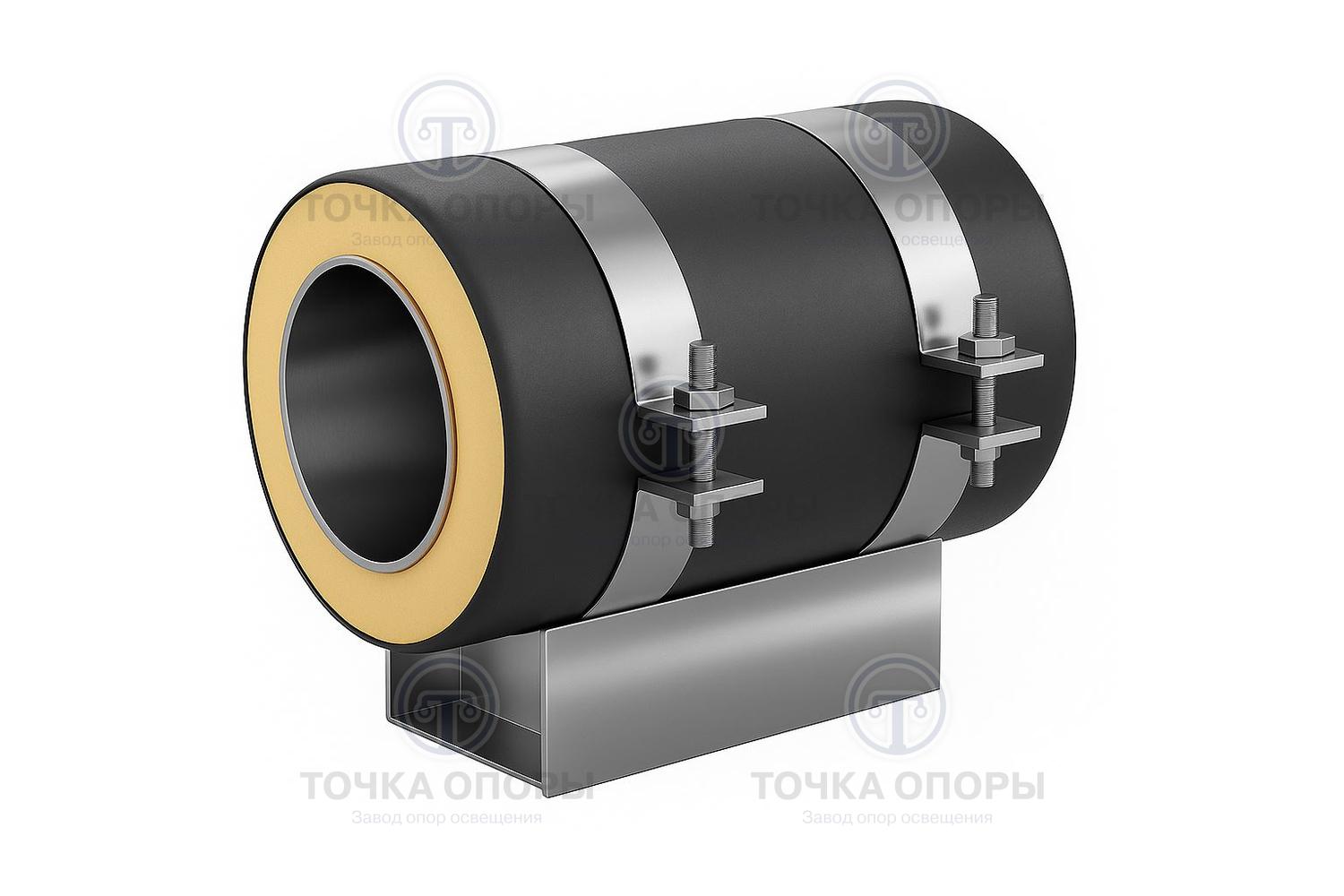 Скользящая опора СПОк 820/1000.200 подкладная канальная для труб в ППУ