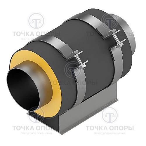 Скользящая опора СПО 159/250.100 подкладная для труб в ППУ