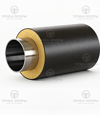 Труба стальная оцинкованная в ППУ-изоляции 325х8 мм ГОСТ 30732-2006