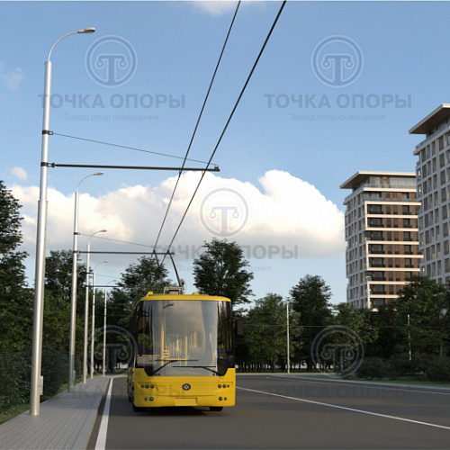 Опора контактной сети ТП-400-9,0/11,0-01