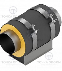 Скользящая опора СПО 133/225.200 подкладная для труб в ППУ